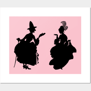 Cinderella Silhouette Ballgown Posters and Art